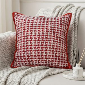 SOGA 2X 45cm Cozy Chic Houndstooth Pillowcase
