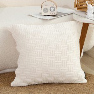 SOGA 2X 45cm Pure White Serenity Soft & Stylish Accent Pillowcase