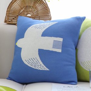 SOGA 2X 45cm Classic Blue Dove Christmas Pillowcase