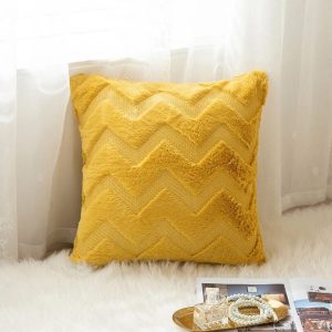 SOGA 2X 45cm Chevron Sunshine Pillowcase