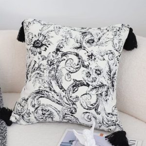 SOGA 2X 45cm Bold Abstract Black & White Pillowcase