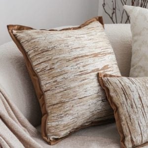 SOGA 2X 45cm Rustic Wood-Inspired Cushion Cover