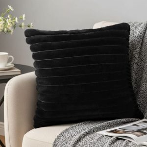 SOGA 2X 45cm Medieval Raised Pattern Fringed Velvet Pillowcase