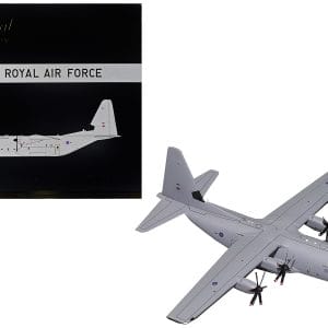 Lockheed C-130J Super Hercules Transport Aircraft "British Royal Air Force" Gray "Gemini 200" Series 1/200 Diecast Model Airplane by GeminiJets