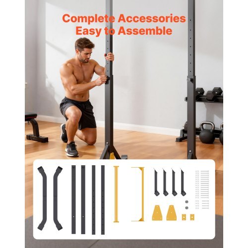 Pull Up Bar, 330LBS Capacity Portable Pullup Bar Station, Pullup Bars Free Standing with H-Frame Structure & Heavy-Duty Steel Tube, 8 Level Height Adjustment Gravity Fitness for Arms Back Chest - Image 5