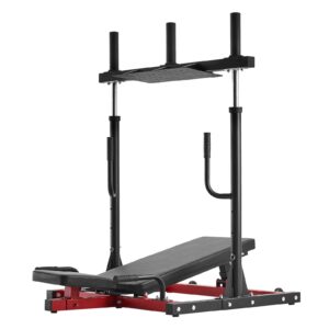 Vertical Leg Press Machine, Lower Body Special Home Gym Machine, Carbon Steel Leg Press Exercise Training Equipment, Adjustable Leg Strength Workout for High-Intensity Presses, 550 lbs Capacity